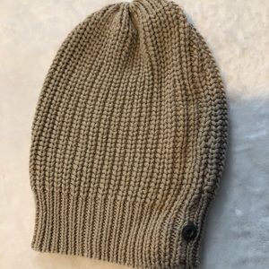 Niyama Sol Chunky Knit Beanie- Tan Mist